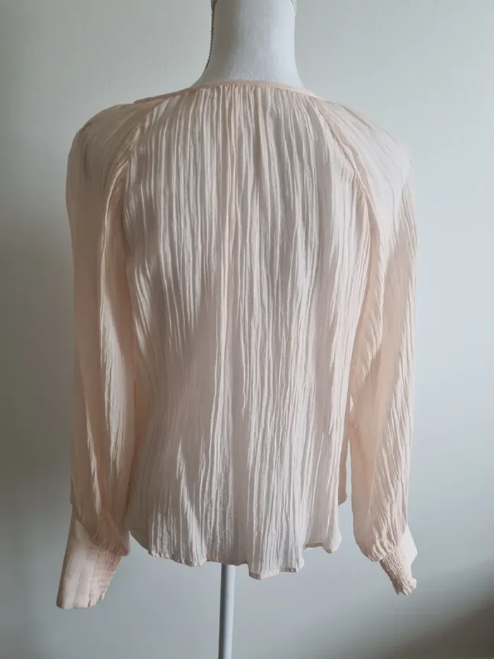 Blouse rose pâle Mango - photo numéro 2