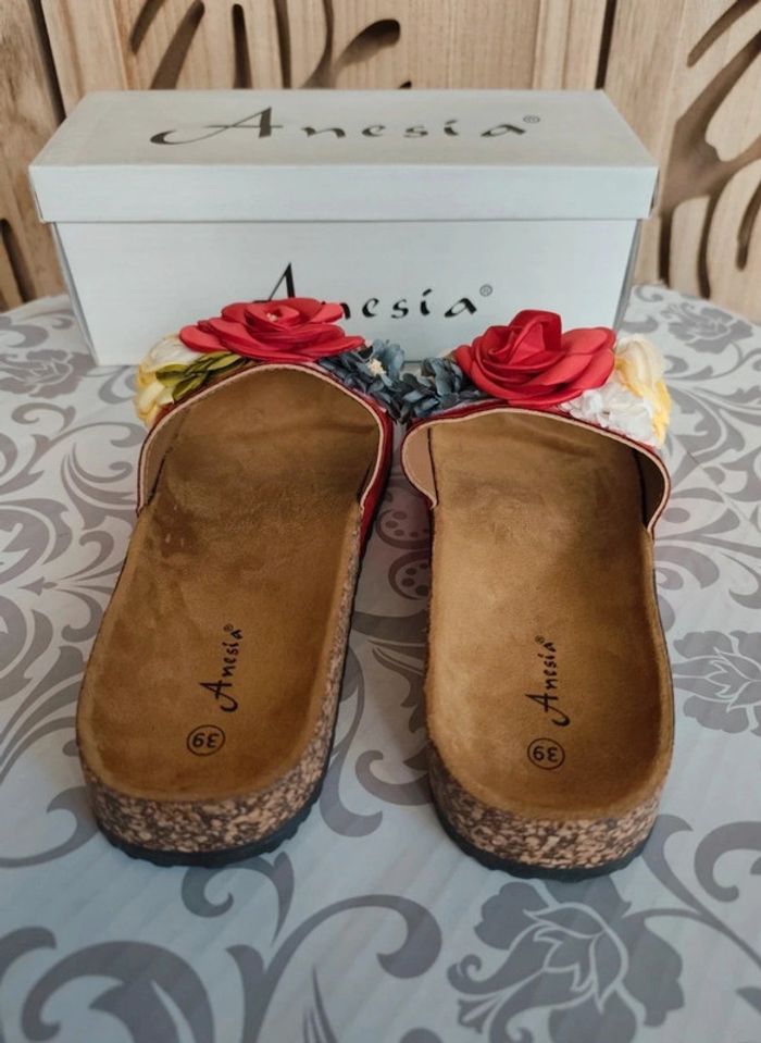 Mules à fleurs pointure 39 Anesia - photo numéro 5