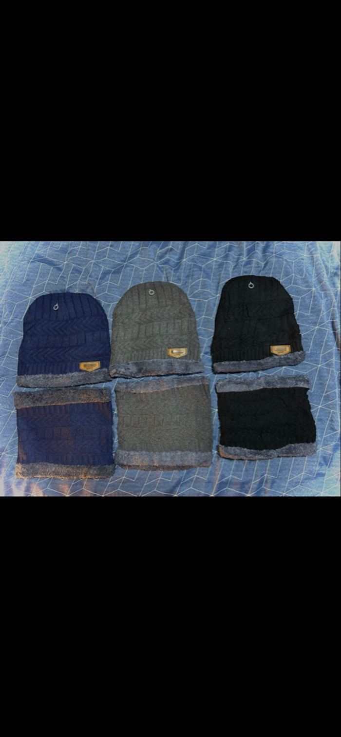 Bonnet snood adultes
