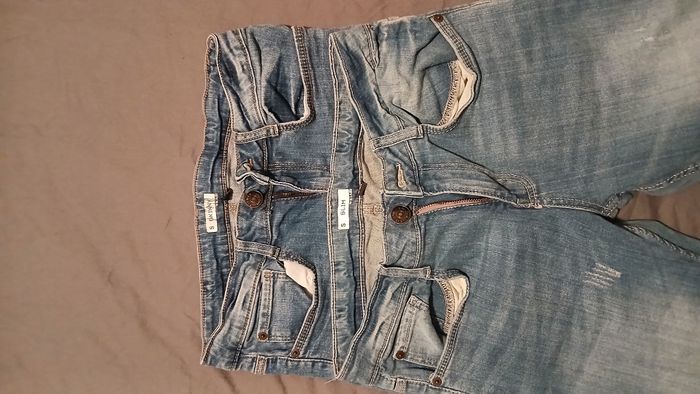Lot jeans troués S - photo numéro 2