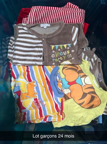 Lot habits garçons 24 mois