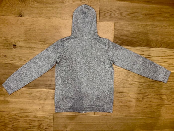 Gilet à capuche gris Kiabi - basique confort - taille S - photo numéro 3