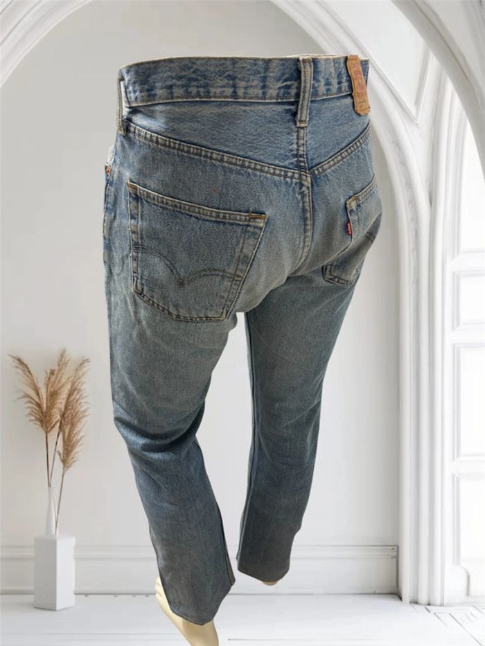 Jean vintage Levi’s 501 bleu – Taille 33/36 - photo numéro 4