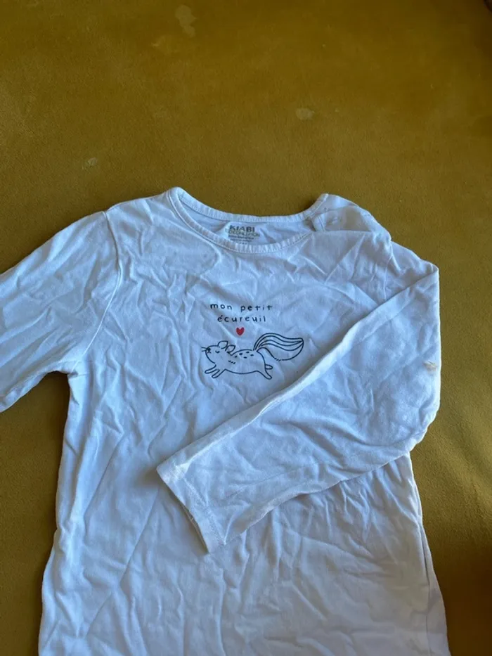 T-shirt manche longue taille 36 mois - photo numéro 3