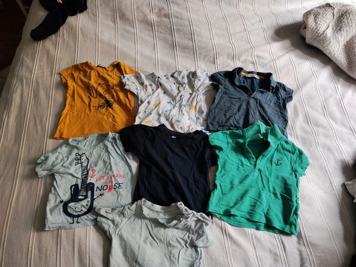 Lot de 7 tee shirt manche courte