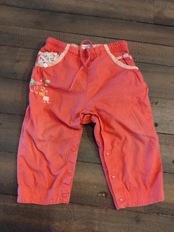Pantalon bébé été fille t 18 mois