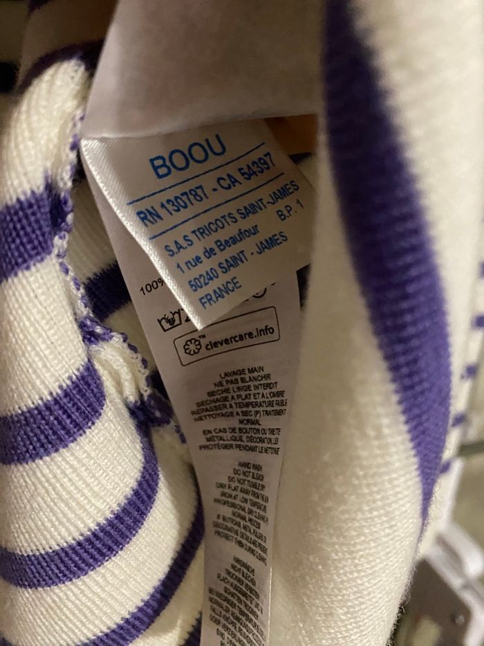 Pull marinière en laine - photo numéro 5