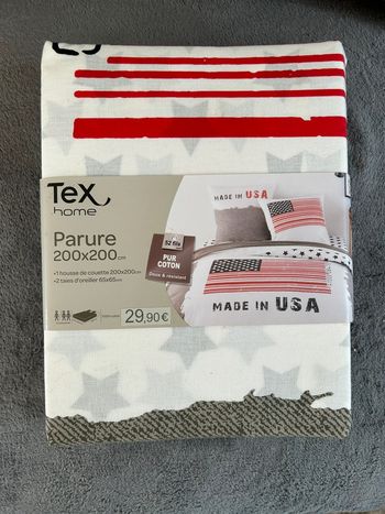Tex Home Parure de lit 200x200 Amérique USA 🇺🇸