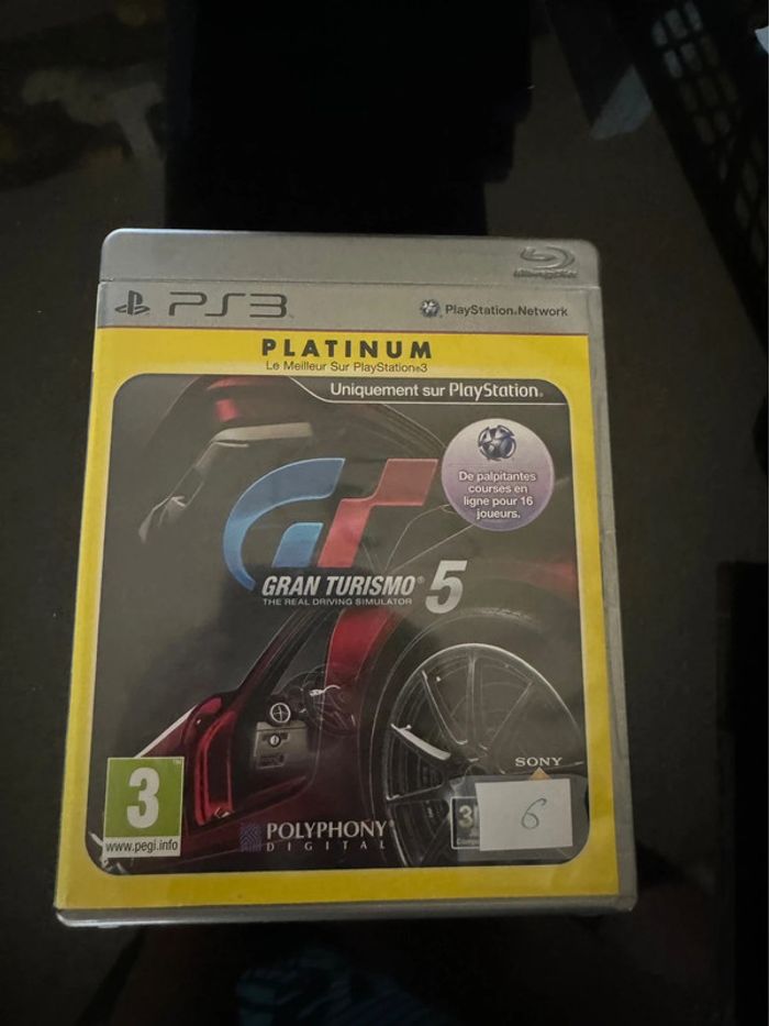 jeu ps3 platinum Gran Turismo 5
