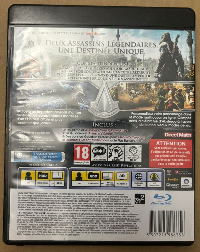 Jeux vidéo Assassin's Creed Revelation PS3 - photo numéro 2