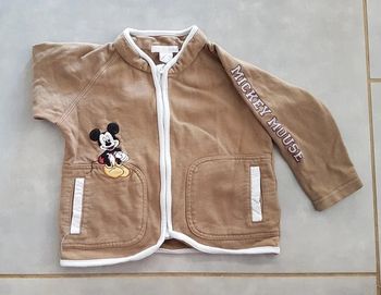 Gilet zippé 12-18 mois