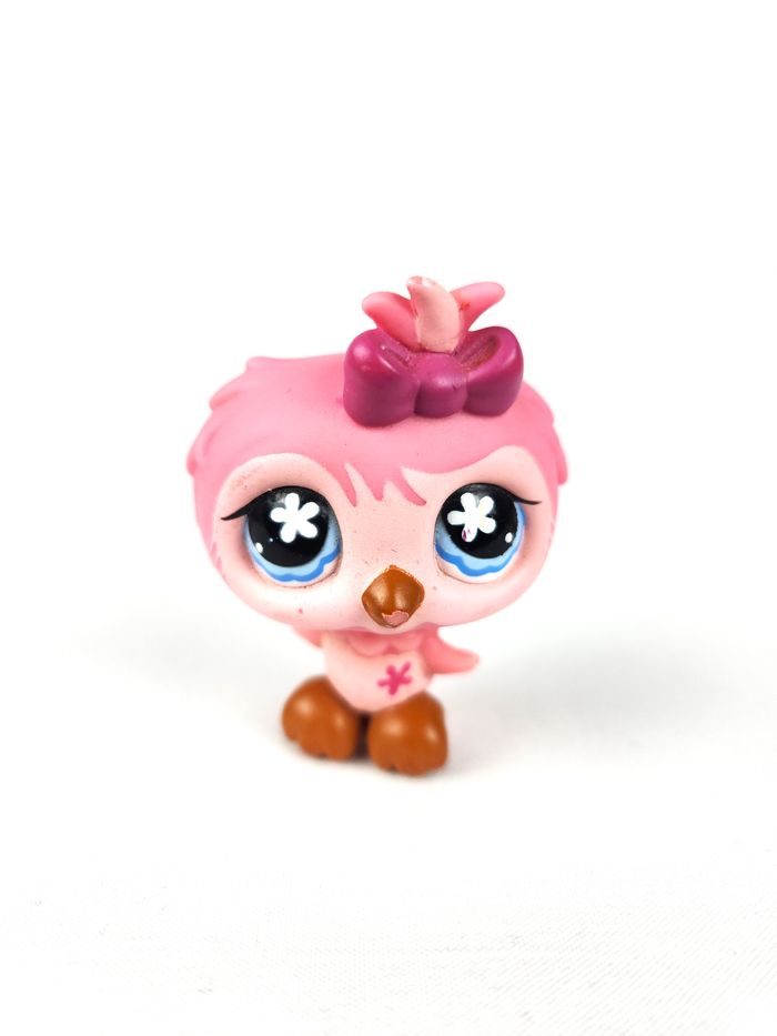 Littlest Petshop LPS Hibou Rose #496