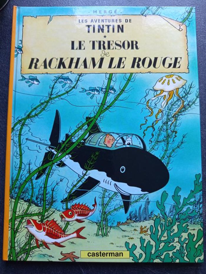BD - Tintin - Le trésor de Rackham le rouge - Tome 12