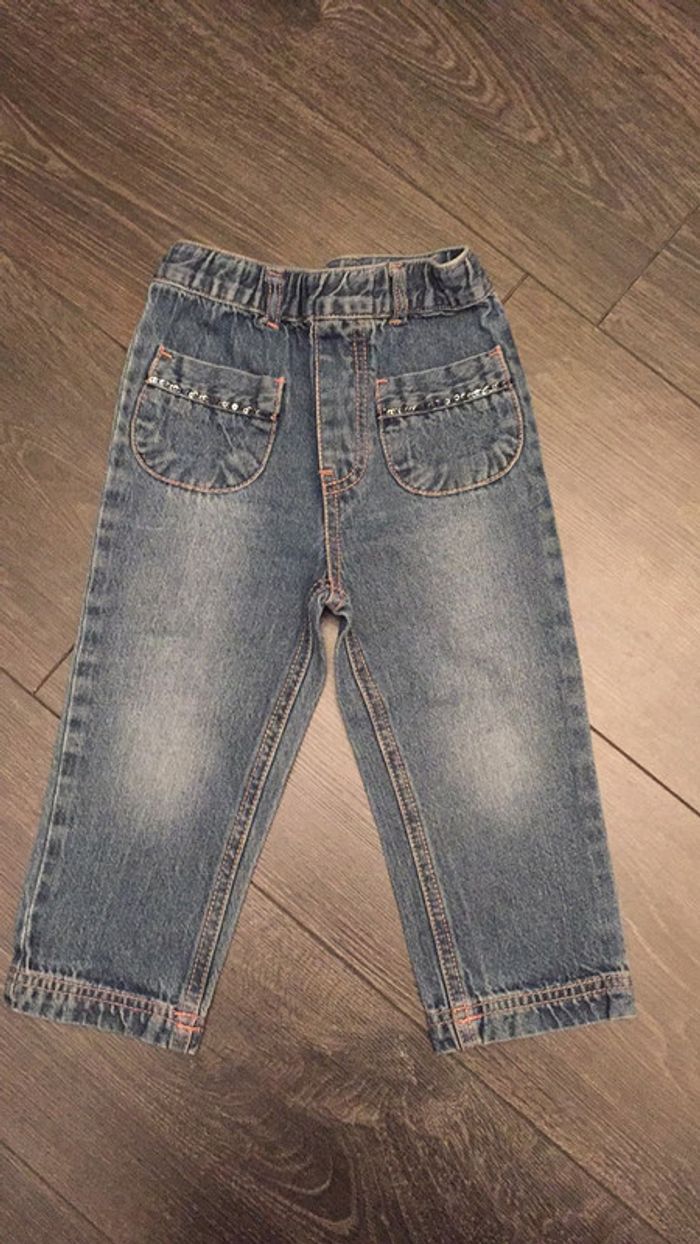 Lot 4 jeans 18 mois fille - photo numéro 3