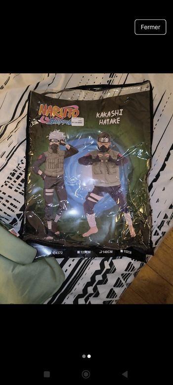 Déguisement Kakashi enfant taille 10 ans