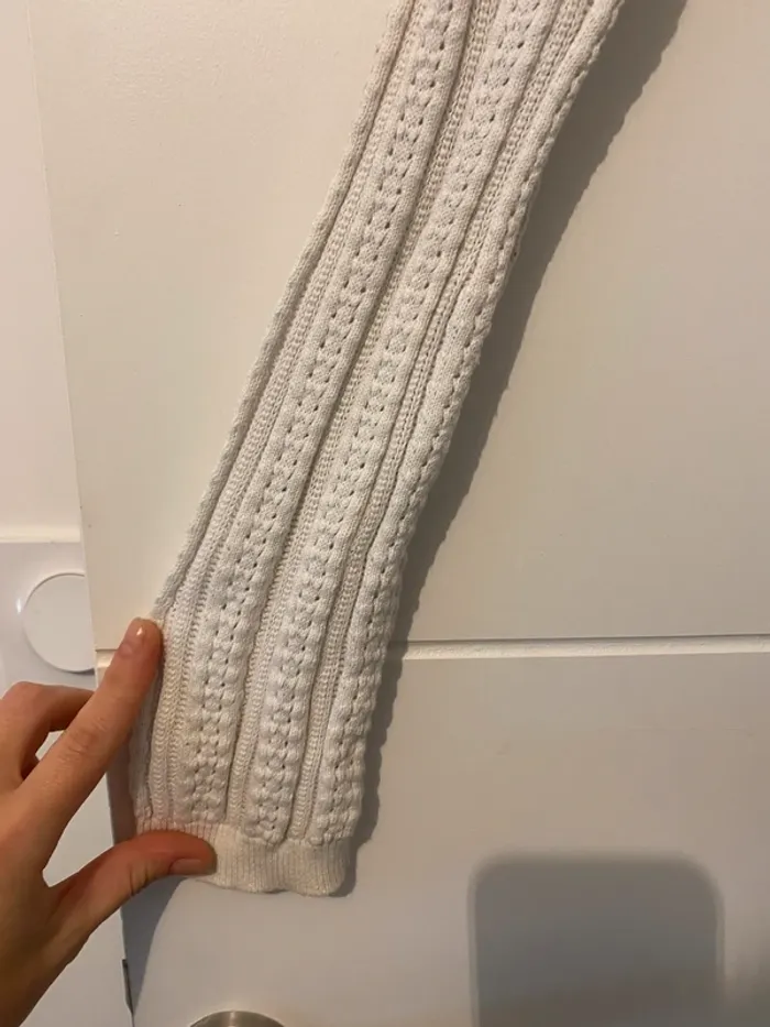 Pull blanc ajouré - photo numéro 2