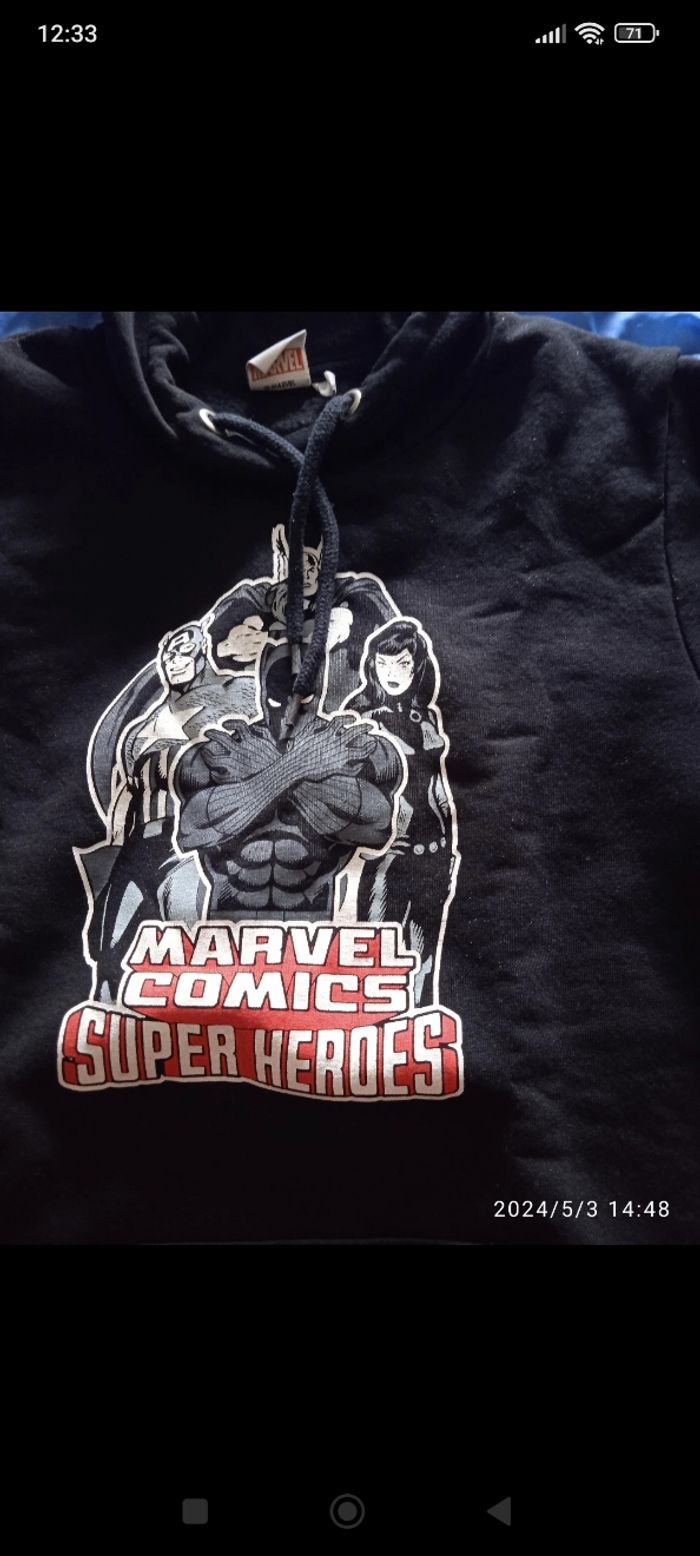 Sweat Marvel Taille M - photo numéro 3