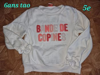Pull 6ans tape a loeil