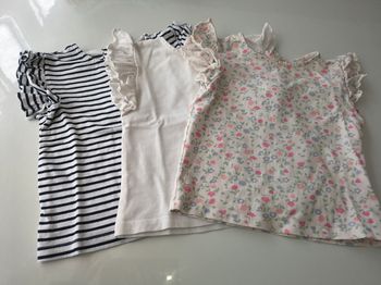 Lot de 3 t-shirt bébé fille