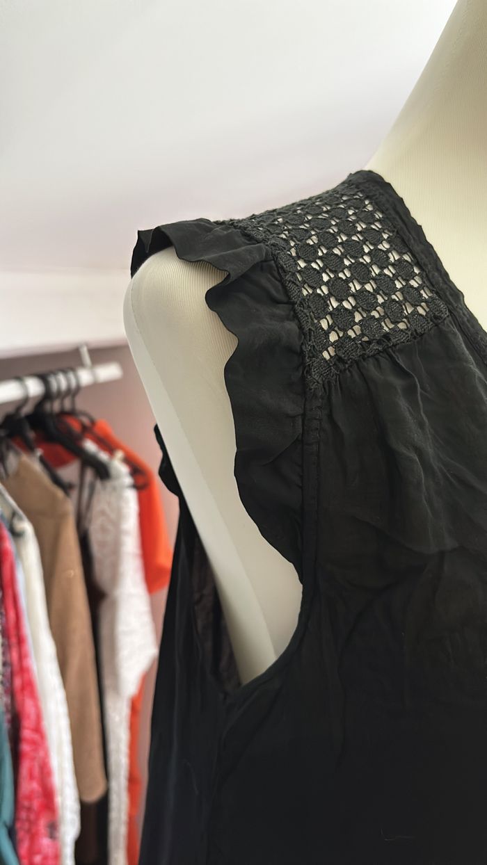 Tee shirt sans manche noir Boutique Italienne TU - photo numéro 2