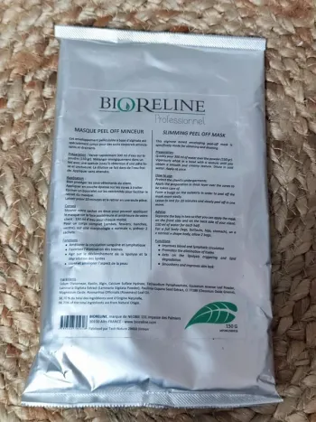 Bioreline professionnel masque peel off minceur 150 gr valeur 25€