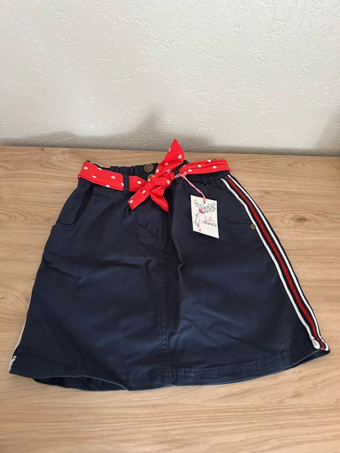 🎀 Jupe Enfant Bleu Marine Lili Marelle 🎀