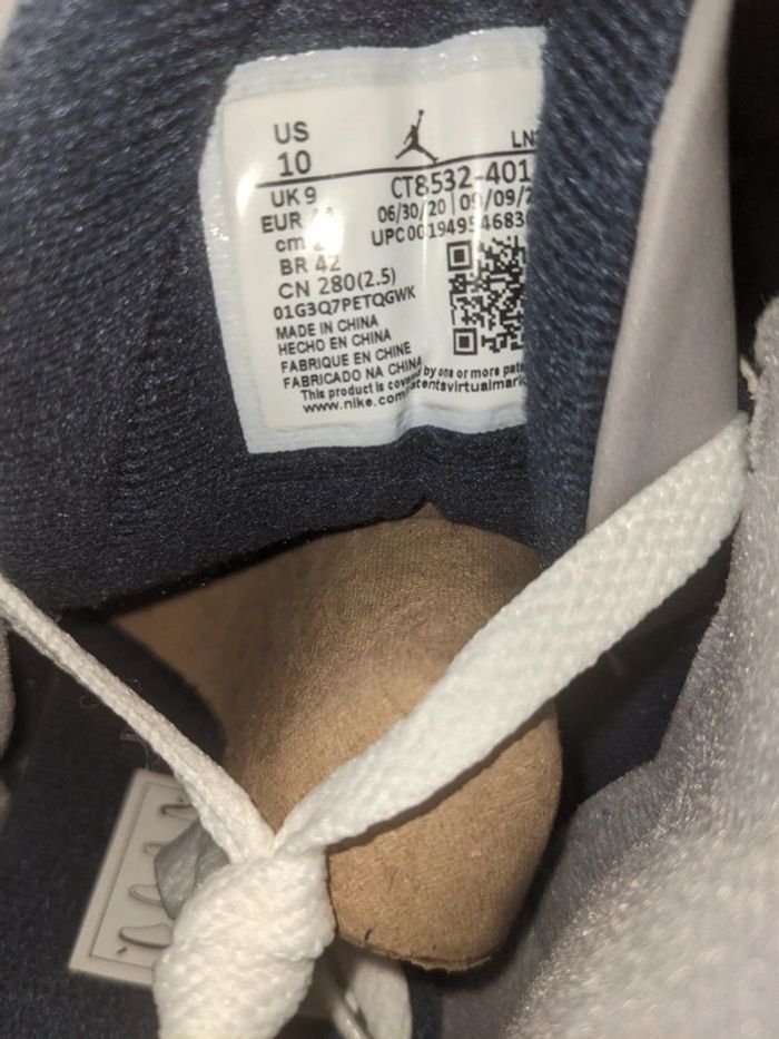 Nike Air Jordan 3 georgetown midnight navy 2021 facture BSTN - photo numéro 5