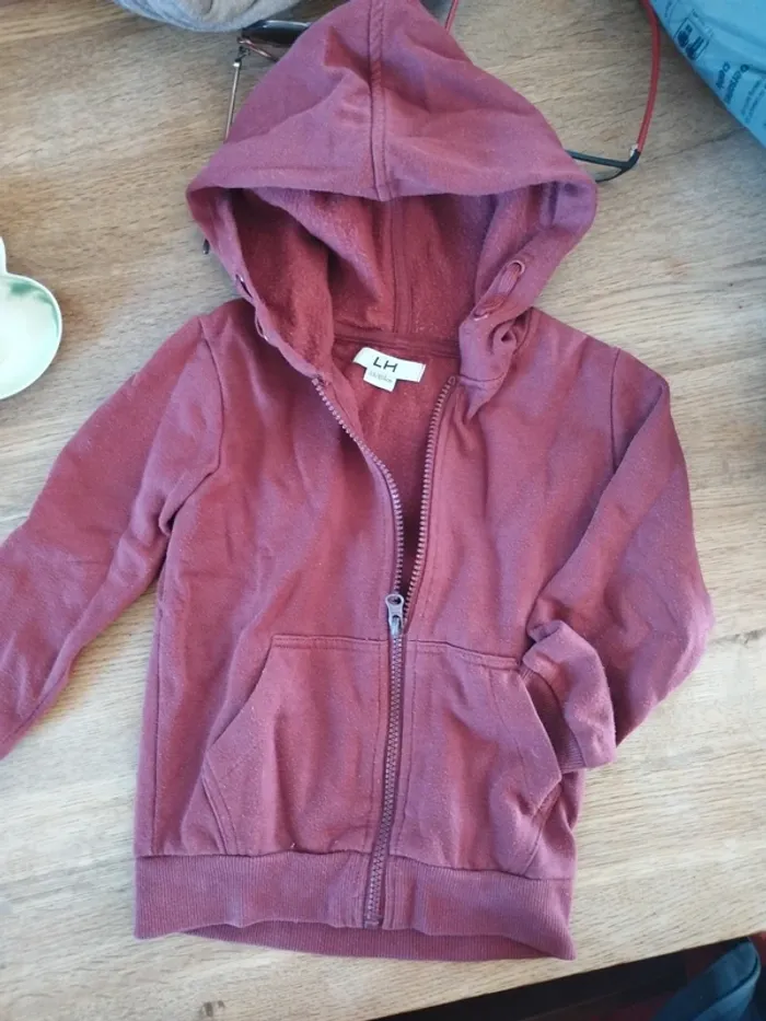 Veste à capuche 4 ans