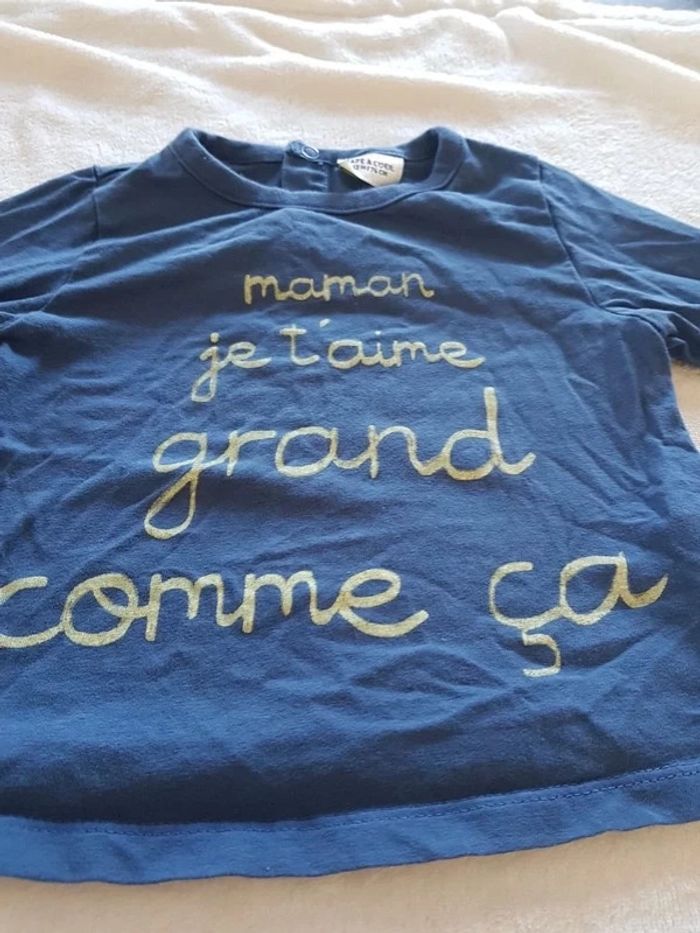 Lot de 3 maillots manches longues garçon 12 mois - photo numéro 7