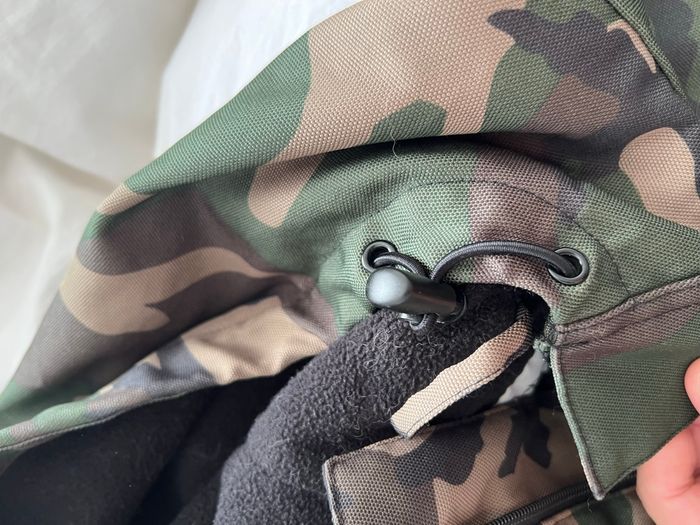 Blouson carhartt half zip avec intérieur en fourrure - photo numéro 4