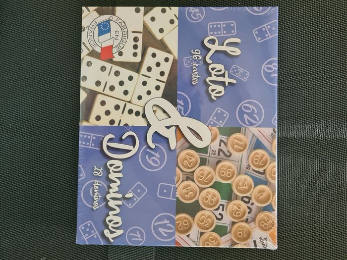Deux jeux traditionnels  loto et dominos