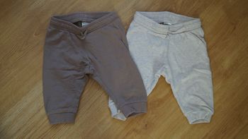 lot 2 pantalons jogging 4/6mois