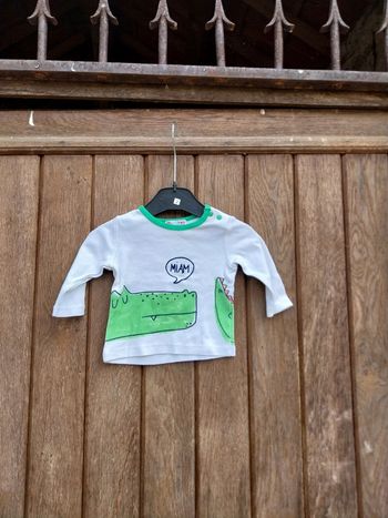 Tee-shirt manche longue 3 mois dpam