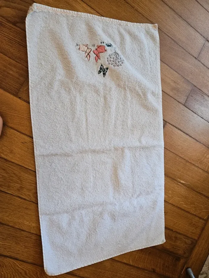 Serviette de toilette Carré Blanc - photo numéro 4
