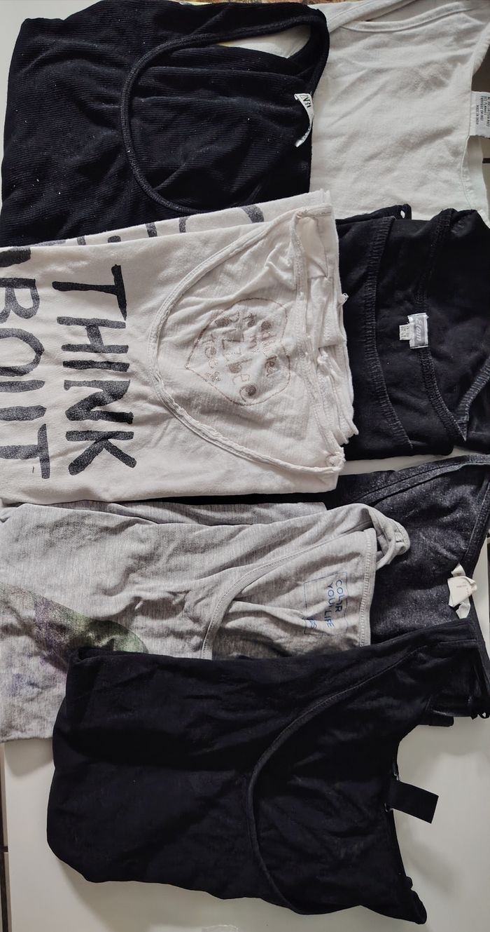 Lot de 7 haut, S-M, 
4 débardeurs, 3 t-shirts - photo numéro 5