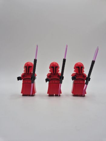 Figurines type lego 3 impérial Praetorian Guard stormtroopers star wars