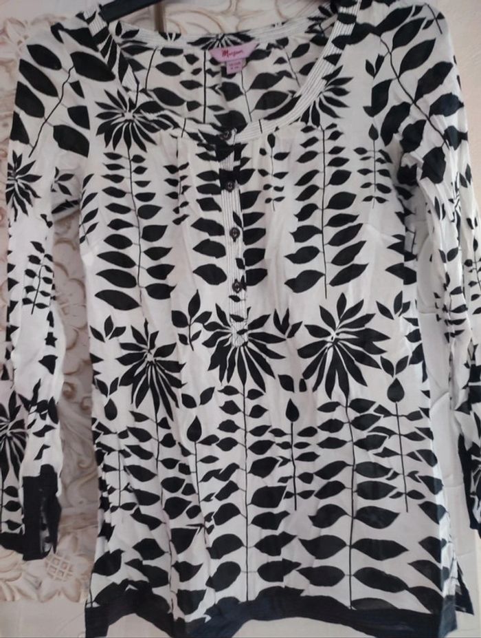 Blouse d'été - coton taille 36 - Monsoon - photo numéro 3