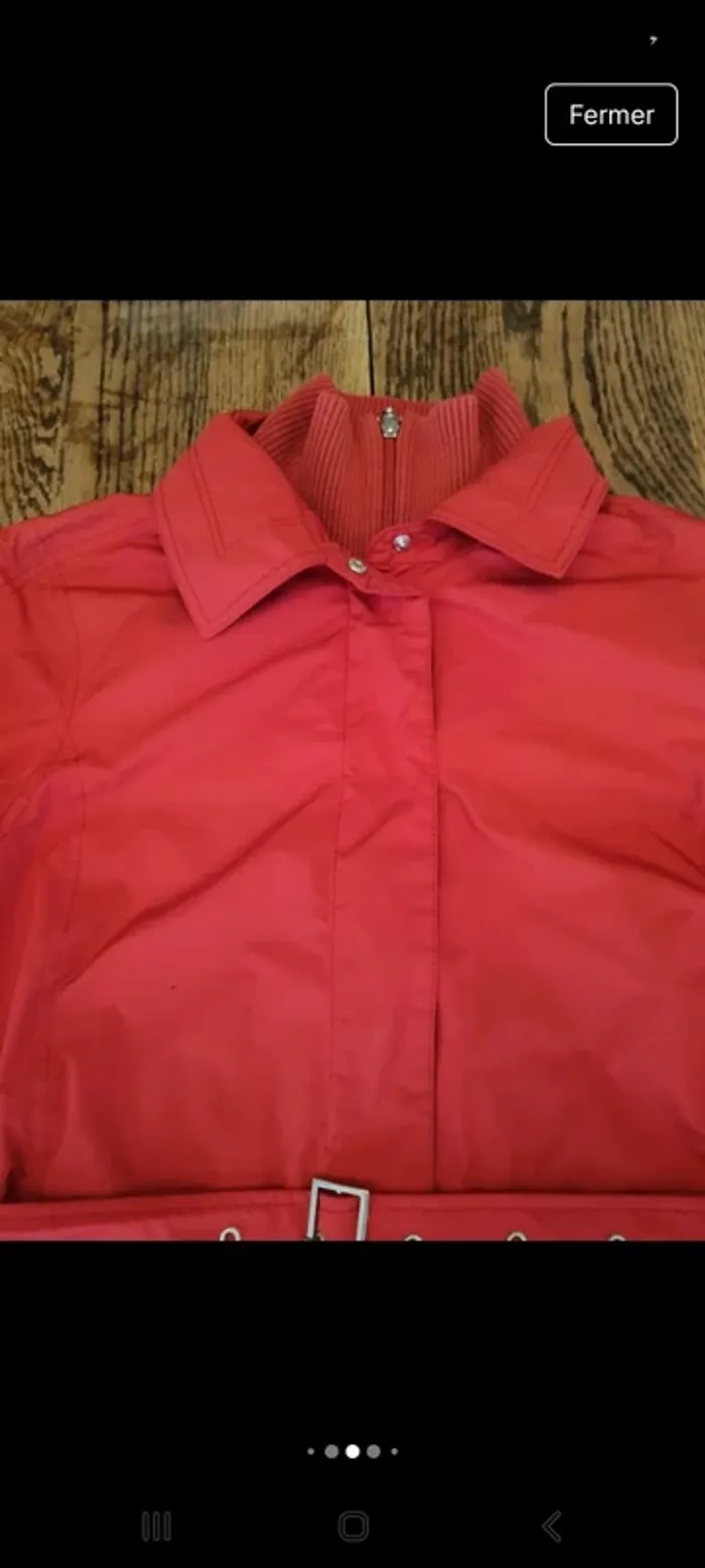 Jolie Veste coupe vent rouge St Oliver fr 42 - photo numéro 11
