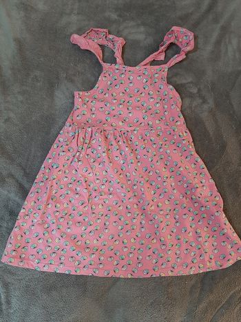 Robe rose coquillage 8ans