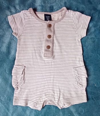 Barboteuse à rayures