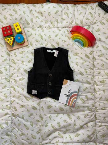 gilet sans manches gris gémo 6 mois