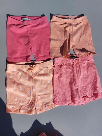 Lot 4 shorts 2 ans