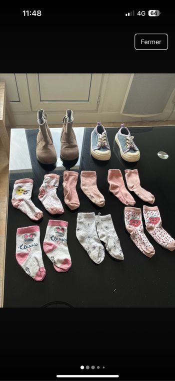 Chaussures et chaussettes taille 21/23 C&A
