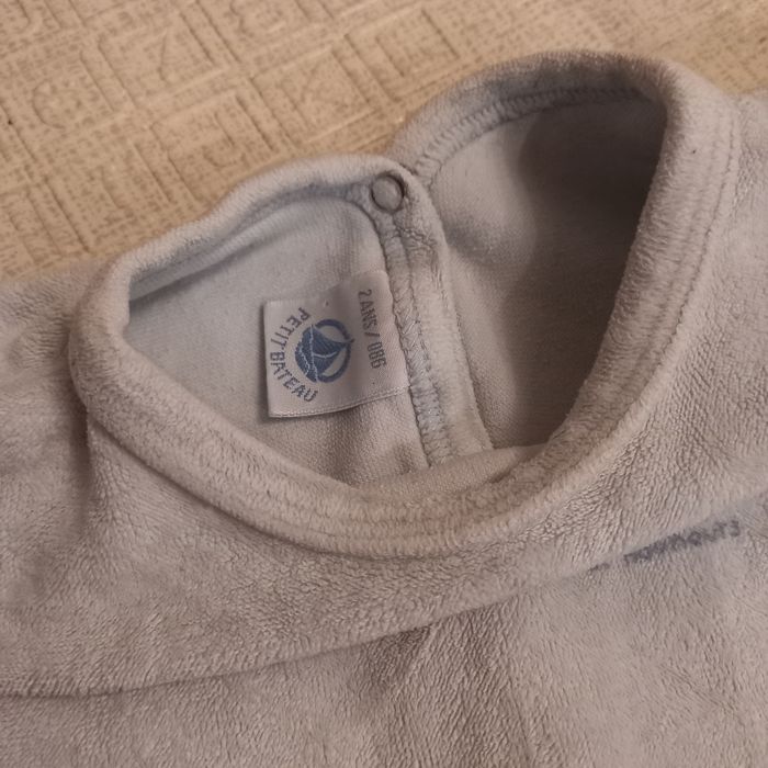 Pyjama en velours Petit Bateau,  24 mois - photo numéro 5