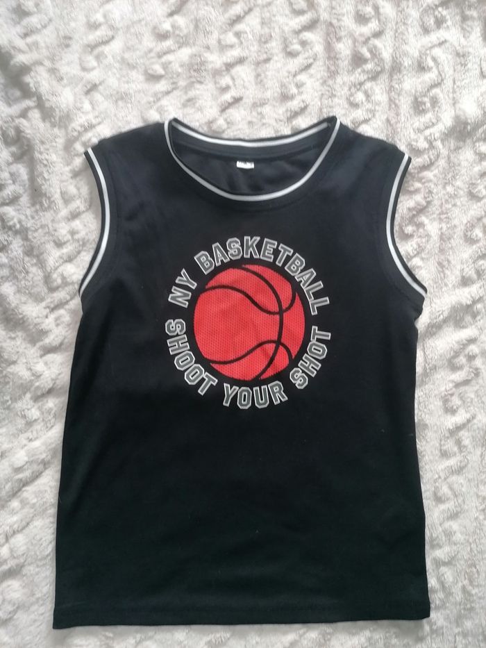 T-shirt débardeur marcel 🏀 mixte 12 ans - photo numéro 2