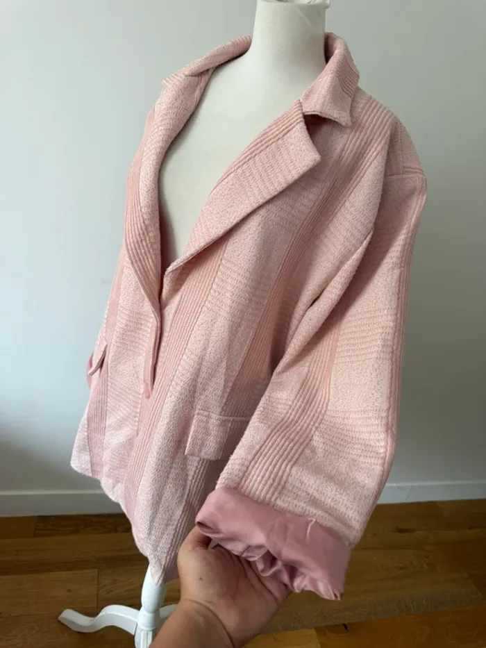 Magnifique veste blazer rose 42/XL - photo numéro 3