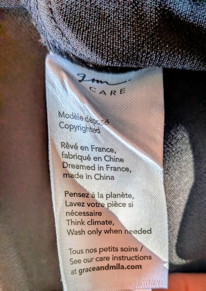 Pantalon noir large Grâce & Mila - photo numéro 4