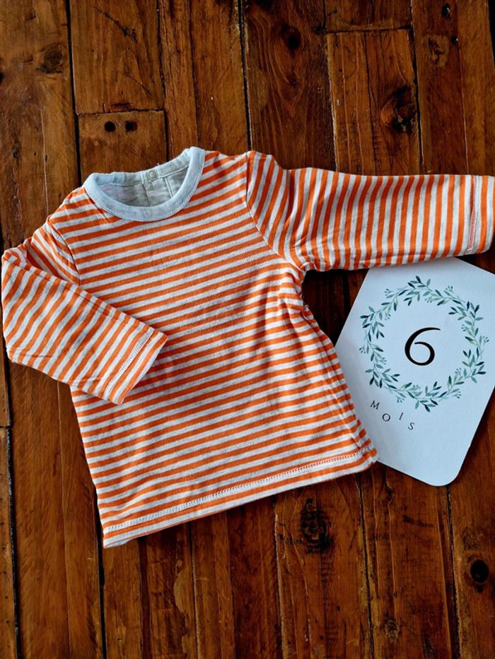 T-shirt manches longues réversible Orchestra - photo numéro 3