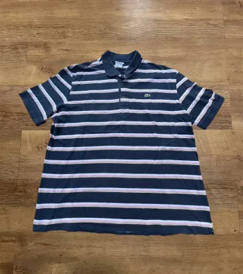 Polo Lacoste rayé taille XL