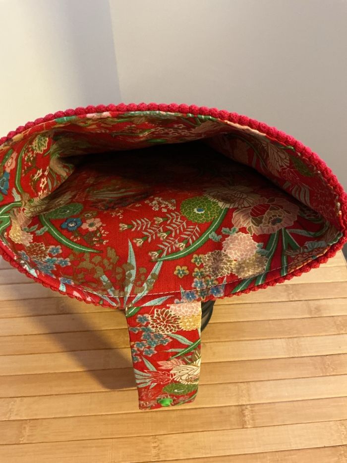 Pochette pour livre broché 28X21 rouge - photo numéro 3